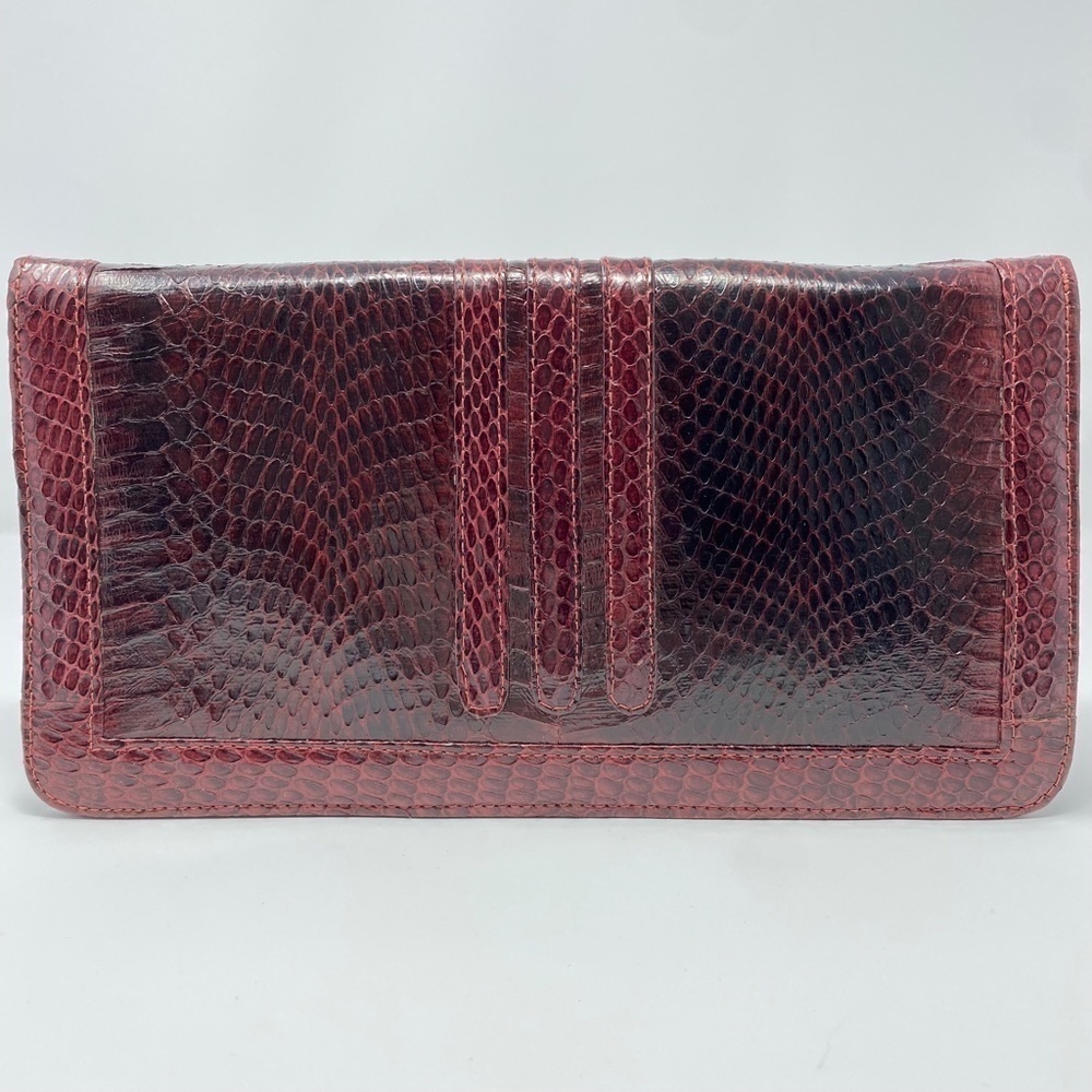 Vintage Genuine Snakeskin Clutch Crossbody Bag - Picture 2 of 7